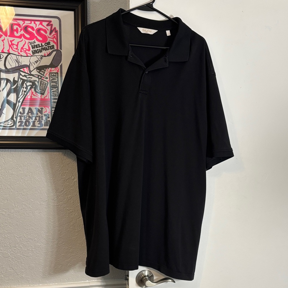 Roundtree & Yorke Gold Label Black Polo Shirt